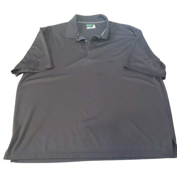 Ben Hogan Performance Polo Shirt Mens 3XL Gray PowerAir Short-Sleeves w Flaws - Picture 1 of 13